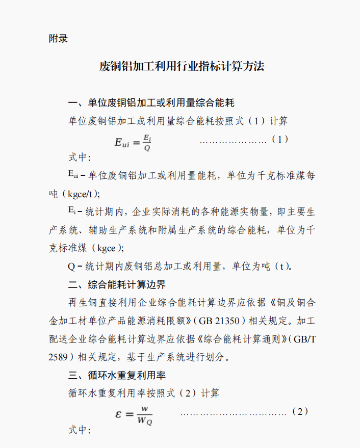 廢銅鋁加工利用行業(yè)規(guī)范條件 廢銅鋁加工利用行業(yè)規(guī)范條件